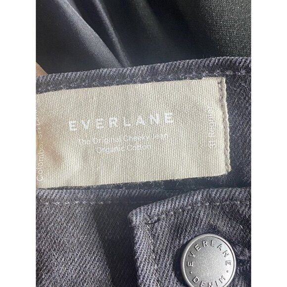 Everlane Womens The Original Cheeky Jean in Black Size 31 Regular - Picture 5 of 11
